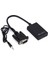 1080P Hd VGA - HDMI Ses Video Kablo Adaptörü Dönüştürücü USB Kablolu Pc Bilgisayar Için (Yurt Dışından) 3