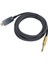 Jorındo 3 M USB Gitar Kablosu USB Erkek - 6.35MM Erkek Gitar Kablosu Kayıt Bağlantı Kablosu Adaptörü (Yurt Dışından) 1