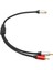 1rca Dişi - 2rca Erkek Kablo 1 Dişi - 2 Erkek Y Ayırıcı Uzatma Kablosu Tv Subwoofer Amplifikatör Dizüstü Bilgisayar Için (Yurt Dışından) 3