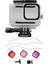 Go Pro Hero 8 Siyah Su Geçirmez Kılıf Filtre Kiti Muhafaza Kabuk Filtre Kiti Pembe Kırmızı Mor Filtrelerle (Yurt Dışından) 1