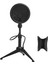 St‑5 Mikrofon Standı Tutucu Masaüstü Katlanabilir Mikrofon Tripod Patlama Önleyici Netblack (Yurt Dışından) 1