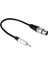 Stereo 3.5mm Erkek - Xlr Dişi Ses Kablosu Dönüştürücü 3.5mm Aparat 0.3m Uzunluk (Yurt Dışından) 1