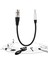 Stereo 3.5mm Erkek - Xlr Dişi Ses Kablosu Dönüştürücü 3.5mm Aparat 0.3m Uzunluk (Yurt Dışından) 5