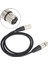 Mikrofon Kablosu 3pin Xlr Erkek - Xlr Dişi Dengeli Mikrofon Kablosu Stüdyo Kaydı ve Canlı Ses Içinsiyah 1m / 3.3ft (Yurt Dışından) 4