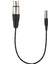 Mini Xlr 3pin Erkek - Xlr 3pin Dişi Alüminyum Folyo Korumalı Bakır Tel Ses Kablosu (Yurt Dışından) 1