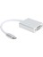 Typec - VGA Adaptörü Gümüş Kompakt Erkek - Dişi Dönüştürücü Os x ile Uyumlu (Yurt Dışından) 2