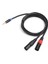 3,5 mm Erkek - 2 Xlr Erkek Kablo Ses Hattı Kablo Beslemesi Mikser Güç Amplifikatörü Için 1,8 M / 5,9 Ft (Yurt Dışından) 2
