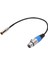 3pin Ses Kablosu Mini Erkek - Xlr Dişi Çinko Alaşımlı Muhafaza Bakır Kabuk Hattı MALZEMELERI30CM (Yurt Dışından) 3