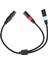Jorındo 5 Pinli Xlr Dişi - Çift 3 Pinli Xlr Erkek Kablo Y Ayırıcı Ses Adaptörü Kablosu 0,5 M (Yurt Dışından) 4