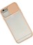 Apple iPhone 6 Plus Kılıf Palm Buzlu Kamera Sürgülü Silikon - Pembe Ynsmr 2