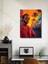 Miami Vice - Özel Tasarım Kağıt Poster, Eşsiz Tasarım Tarih, Mitoloji, Karakter Posterleri, 2