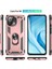 Xiaomi Mi 11 Lite Kılıf Sofya Yüzüklü Silikon Kapak - Rose Ynsmr 3
