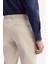 Erkek Slim Fit Bej Klasik Bel Pamuklu Chino Pantolon A51Y3078 5