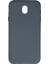 Samsung Galaxy J7 Pro / J730 Kılıf Nano Içi Kadife Silikon - Gri Ynsmr 1