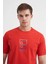 Kırmızı Erkek T-Shirt 4188 4