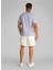 Açık Mavi Erkek T-Shirt J30J327469CAG Shadow Logo Tee 4