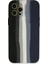 Apple iPhone 12 Pro Kılıf Ebruli Lansman Silikon - Siyah-Lacivert Ynsmr 1