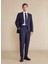 Normal Bel Slim Fit Lacivert Melanj Erkek Takım Elbise BBFW24MSU005 1