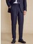 Normal Bel Slim Fit Lacivert Melanj Erkek Takım Elbise BBFW24MSU005 5