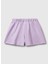Normal Bel Regular Fit Lila Kız Çocuk Şort 3BL0C903I 3