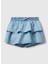 Normal Bel Regular Fit Indigo Düz Mini Kız Çocuk Etek 4FFKC903U 1