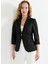 Standart Siyah Kadın Ceket 25YSL1474 2