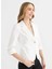Standart Ekru Kadın Ceket 25YSL1474 3