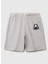 Normal Bel Regular Fit Gri Melanj Erkek Çocuk Şort 3BL0C903L 3
