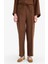 %100 Keten Straight Fit Esnek Belli Cepli Pantolon D4388AX25SM 1