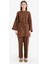 %100 Keten Straight Fit Esnek Belli Cepli Pantolon D4388AX25SM 4
