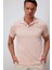 %100 Pamuk Slim Fit Dar Kesim Polo Yaka Kısa Kollu Pamuklu Nakışlı Pike Polo Tişört E2633AX25SM 1