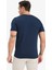 Slim Fit Dar Kesim Bisiklet Yaka Esnek Kumaş Kısa Kollu Tişört E2635AX25SM 5
