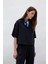 Loose Fit Ceket Yaka Modal Kısa Kollu Gömlek F0399AX25SP 1