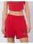Balde Short Kadın Beyaz-Kırmızı Regular Fit Şort 1