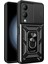 Vivo Y17S Kılıf Pars Lens Yüzüklü Silikon - Siyah Ynsmr 1
