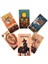 Siyah Stil Delos Tarot Kartları Oyunu Minyatürleri Anime Psyakra Cadılık Malzemeleri Tarot Kartları ile Pdf Kılavuz Kitaplı (Yurt Dışından) 1