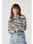 Siyah Beyaz Zebra Desenli Body 1