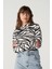 Siyah Beyaz Zebra Desenli Body 4