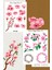 Sakura Kiraz Çiçeği Temalı Şeffaf Sticker Seti 01-02 Ajanda Planlayıcı Bullet Journal Için Uygundur 1