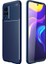 Vivo V21 Kılıf Lacivert Karbon Silikon Orijinal Esnek Ince Geliştirilmiş Dayanıklı Darbe Karşıtı Koruyucu Yeni Nesil Tasarım (Vivo V21, Lacivert) 1