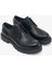 Willow Siyah Hakiki Deri Kadın Loafer 4