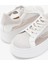 Zita Beyaz Hakiki Deri Kadın Sneakers 5