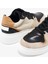 Hora Siyah Hakiki Deri Kadın Sneakers 5