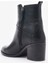 Anais Siyah Hakiki Deri Kadın Topuklu Bot 3