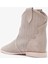 Storm Bej Hakiki Deri Kadın Yazlık Bot 3