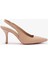 Jona Nude Hakiki Deri Kadın Topuklu Ayakkabı 1