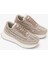 Ares Nude Hakiki Deri Kadın Sneakers 4