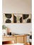 Ahşap Çerçeveli Mdf Kare Tablo Seti Salon ve Oturma Odası Için KR4004 2
