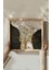 Ahşap Çerçeveli Mdf Kare Tablo Seti Salon ve Oturma Odası Için KR4004 3