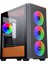 PB-P2252BO USB 3.0 Mesh Ring Argb Fan M-Atx Turuncu Kasa 1